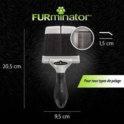 Brosse FURminator Slicker pour chien et chat Brosse FURminator Slicker pour chien et chat