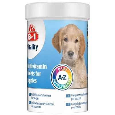 8in1 Vitality multivitamínové tablety pre šteňatá