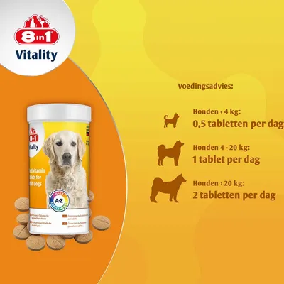 8in1 Vitaliteit Multivitamine Tabletten Volwassenen