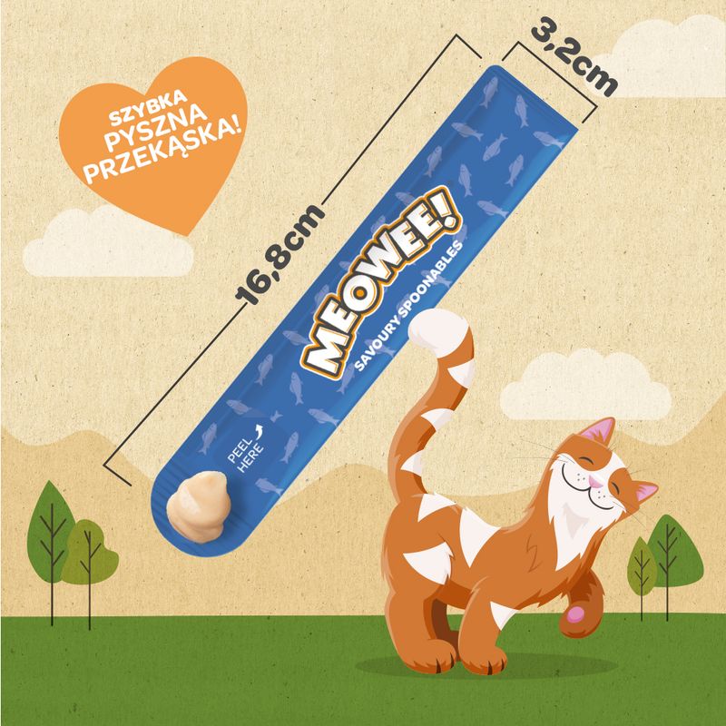 Meowee! Savoury Spoonables, 4 x 14 g