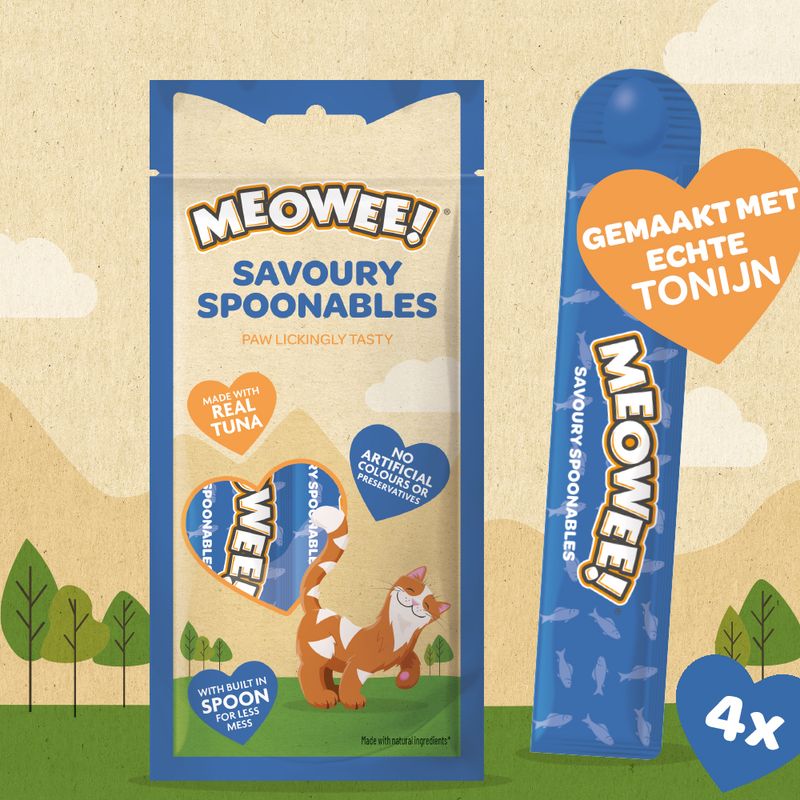 Meowee! Savoury Spoonables 4 x 14 g