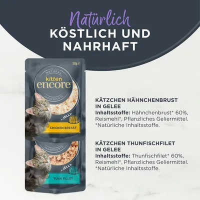 Sparpaket Encore Kitten Jelly Pouch 20 x 50 g
