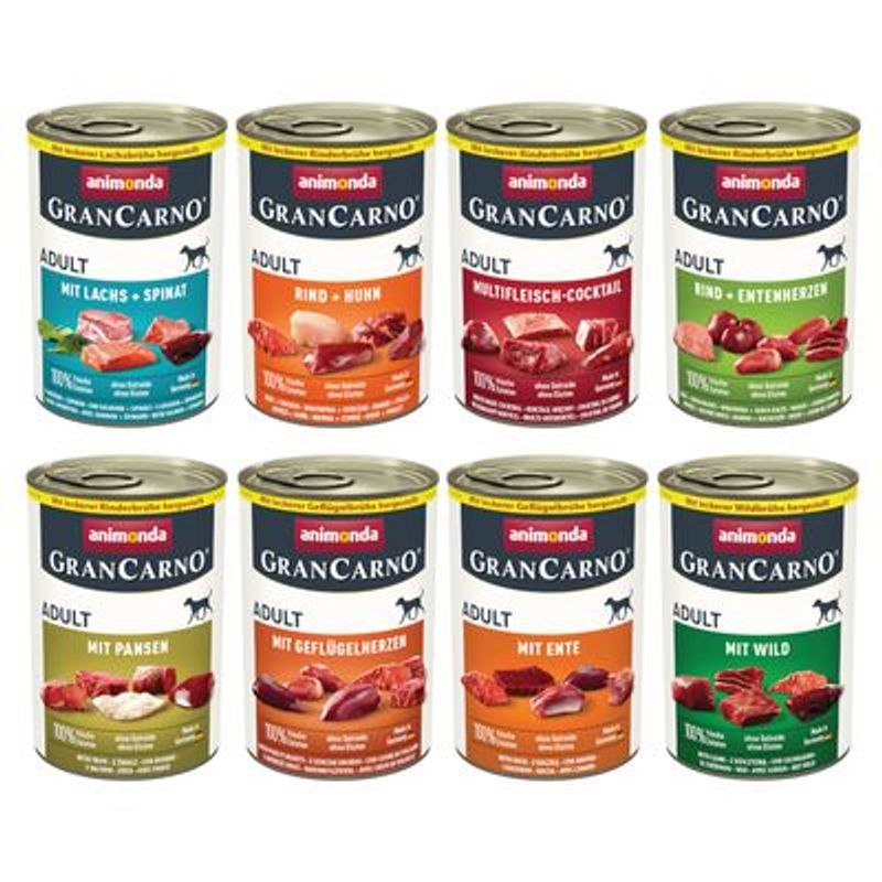 animonda GranCarno Adult 48 x 400 g mixpakket
