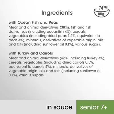 Perfect Fit Senior 7+ Pouches – Mixed Pack in Sauce