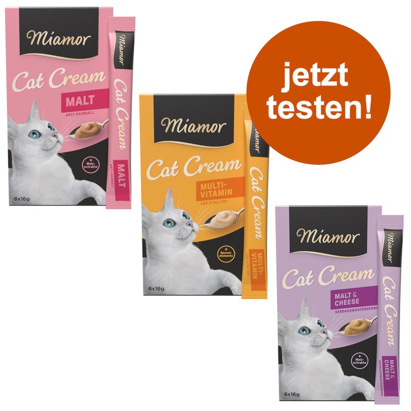 Miamor Cat Snack Cream Probiermix 18 x 16 g
