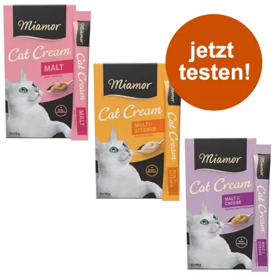 Miamor Cat Snack Cream Probiermix 18 x 16 g