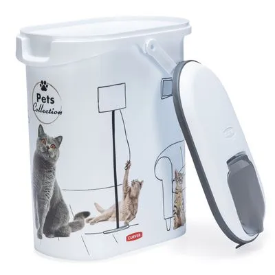 Contenitore per crocchette Curver per gatti