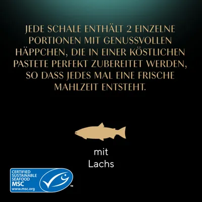 Sheba Perfect Portions 96 x 37,5 g - Pastete mit Lachs Sheba Perfect Portions 96 x 37,5 g - Pastete mit Lachs