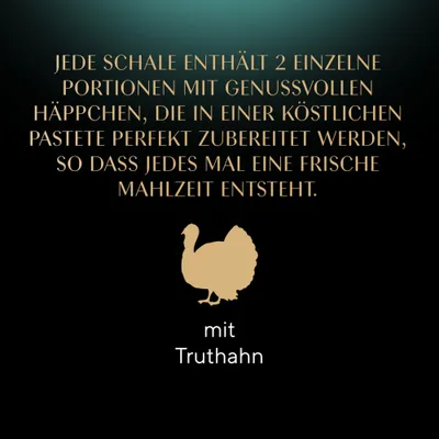Sheba Perfect Portions 96 x 37,5 g - Sauce mit Truthahn Sheba Perfect Portions 96 x 37,5 g - Sauce mit Truthahn