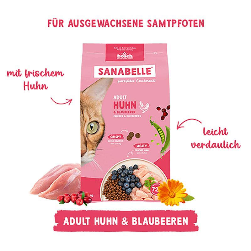 Sanabelle Adult mit Huhn & Blaubeeren