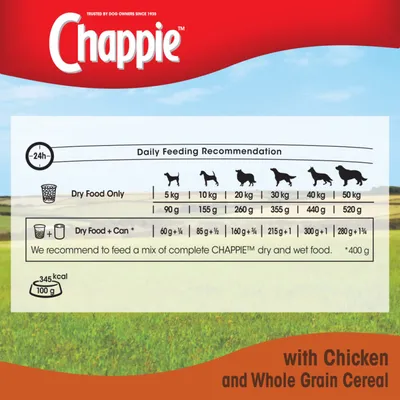 Chappie Complete Chicken & Wholegrain Cereal - 15kg