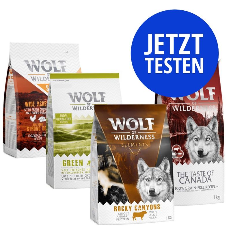 Mixpaket: Wolf of Wilderness Adult