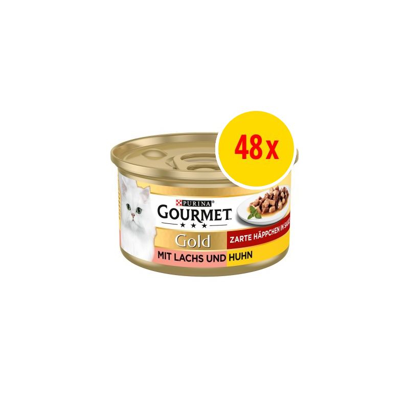 Sparpack: Gourmet Gold Bitar i sås 48 x 85 g