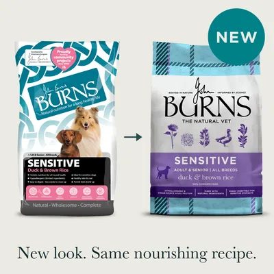 Burns Adult & Senior Sensitive - Duck & Brown Rice - 2kg