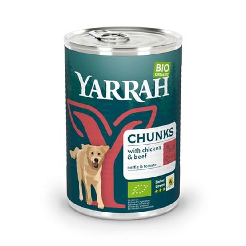 Yarrah Bio Gemengd Probeerpakket 6 x 400/405 g Hondenvoer