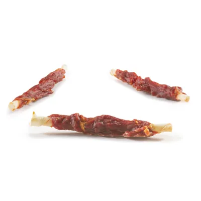 DIBO tyčinky ze syrové kůže s kachním - 100 g
