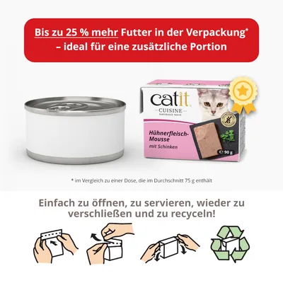 Catit Cuisine Mousse 12 x 90 g