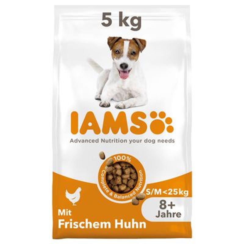 IAMS Advanced Nutrition Senior Small & Medium Dog met Kip 8+