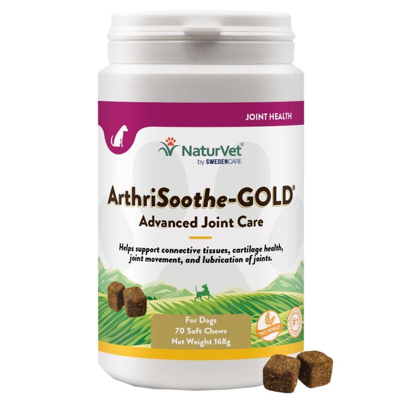 NaturVet Naturvet Arthrisoothe Gold Adult Treat Dog Food pet food packaging