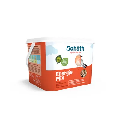 Donath Energie Mix, πολύτιμη τροφή για πουλιά όλο το χρόνο. Πλούσια σε λίπος και έντομα ως βοδινό λίπος. Συσκευασία με περιεχόμενο 5kg.