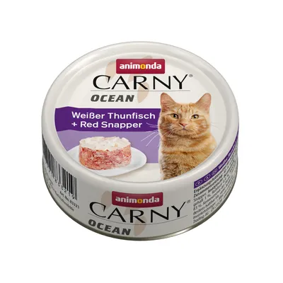 animonda Carny: Ocean, 12 x 80 g + Adult Fine Fillets w galarecie, 60 g gratis! - Biały tuńczyk z lucjanem czerwonym + Biały tuńczyk i lucjan czerwony animonda Carny: Ocean, 12 x 80 g + Adult Fine Fillets w galarecie, 60 g gratis! - Biały tuńczyk z lucjanem czerwonym + Biały tuńczyk i lucjan czerwony
