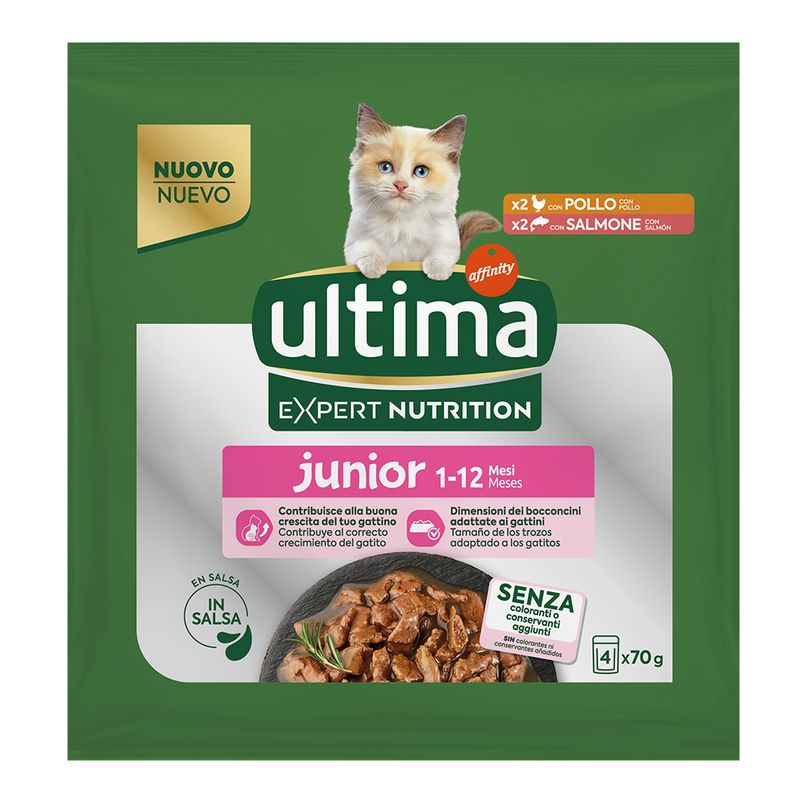 Ultima Cat Expert Nutrition 48 x 70 g em promoção: 38 + 10 grátis!
