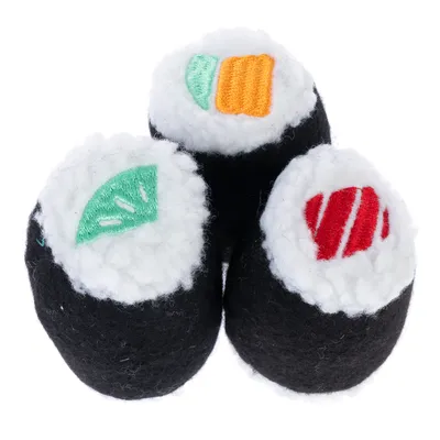 TIAKI Set de jouets pour chats Rouleaux de sushis