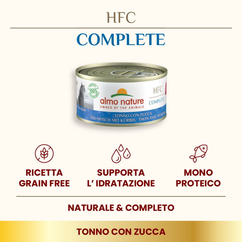 Almo Nature HFC Complete 6 x 70 g Alimento umido per gatto