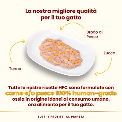 Almo Nature HFC Complete 6 x 70 g Alimento umido per gatto