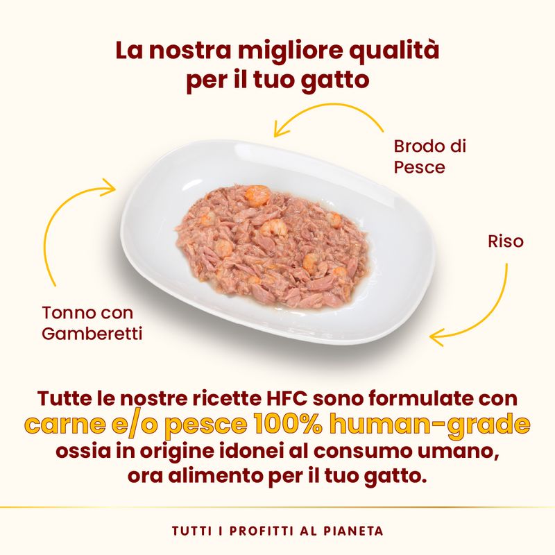 Almo Nature HFC Natural Light 24 x 50 g Alimento umido per gatti
