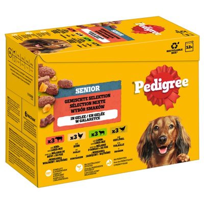 Pedigree Senior Maaltijdzakjes Multipack Natvoer voor Honden