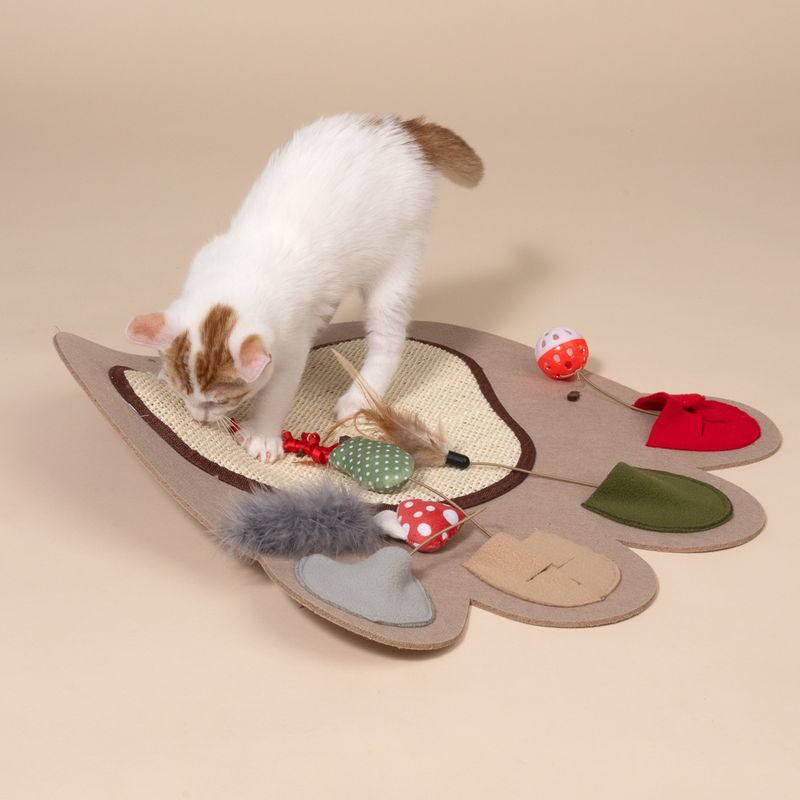 TIAKI Schnüffelmatte Pfote für Katzen