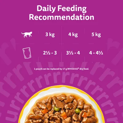 Whiskas 1+ Aromatic Selection Poultry in Gravy - Saver Pack: 24 x 85g