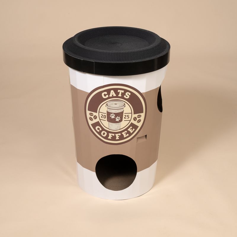 TIAKI Kratzhöhle Starcats Coffee