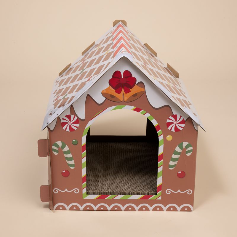 Casita de jengibre TIAKI juguete para gatos