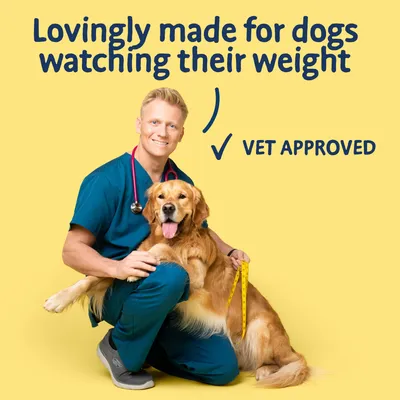 Lovingly made for dogs watching their weight. Vet approved.
