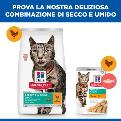 Hill's Science Plan Perfect Weight Adult 1+ Pollo