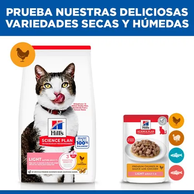 Hill's Science Plan Light Mature Adult 7+ pollo