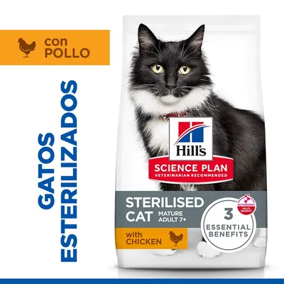 Hill's Science Plan Sterilised Cat Mature Adult 7+ pollo