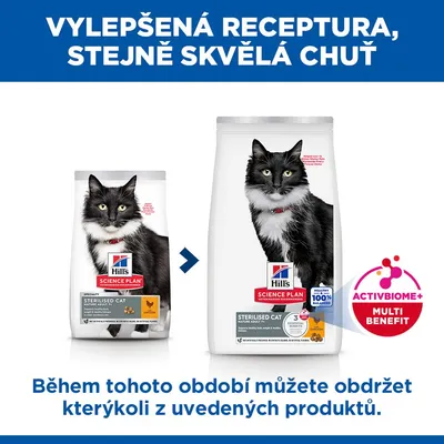 Hill's Science Plan Sterilised Cat Mature Adult 7+ kuracie