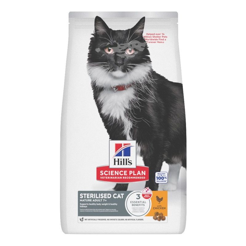Hill's Science Plan Sterilised Cat Mature Adult 7+ pollo