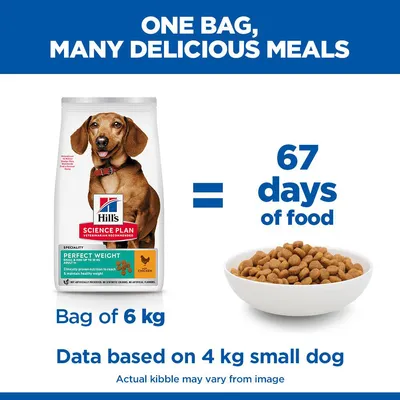 Hill's Science Plan Perfect Weight Adult 1+ Small & Mini with Chicken