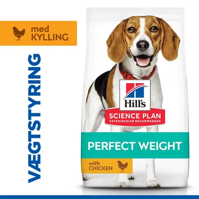 Hill's Science Plan Perfect Weight Adult 1+ Medium med kylling Hill's Science Plan Perfect Weight Adult 1+ Medium med kylling