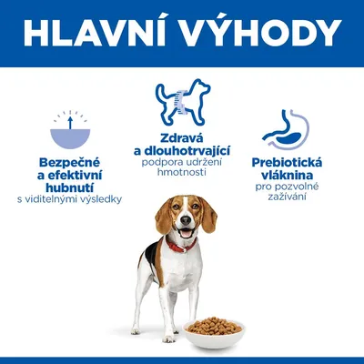 Hill's Science Plan Perfect Weight Adult 1+ Medium s kuřecím