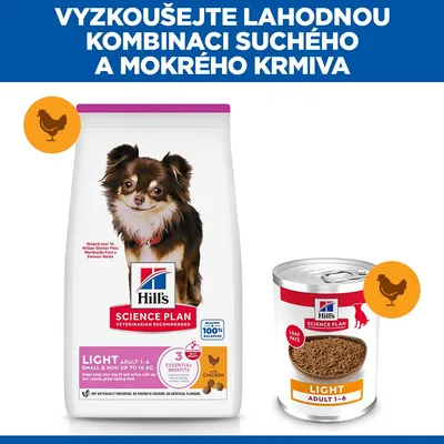 Hill's Science Plan Adult 1-6  Light Small & Mini kuracie
