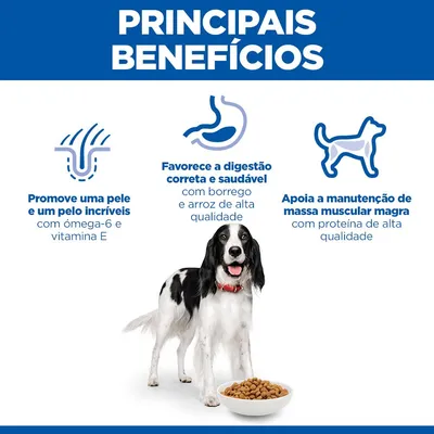 Hill's Science Plan Adult 1-6 Medium com cordeiro e arroz