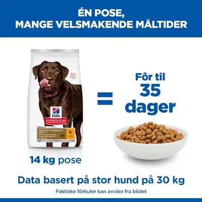 Hill's Science Plan Healthy Mobility Adult 1+ Large med kylling