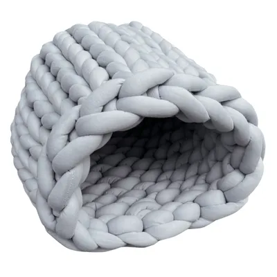Aumüller Niche tressée en grosse maille pour chat