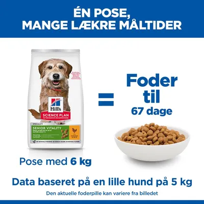Hill's Science Plan Mature Adult 7+ Senior Vitality Small & Mini Kylling
