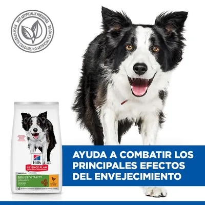 Hill's Science Plan Senior Vitality Mature Adult 7+ Medium con pollo